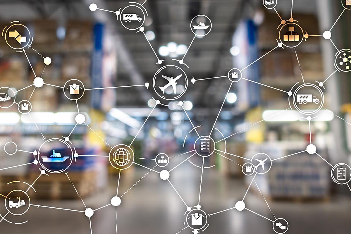 Worldwide Logistics Map